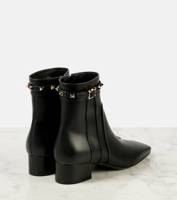 Rockstud 40 leather ankle boots | Valentino Garavani