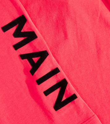 T-shirt in jersey di cotone con logo | Balmain Kids