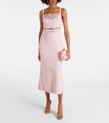 Robe midi en crêpe | Giambattista Valli