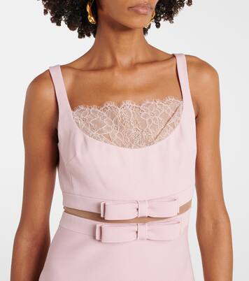 Robe midi en crêpe | Giambattista Valli