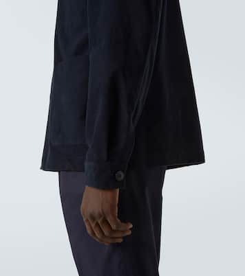 Cotton moleskin overshirt | Sunspel