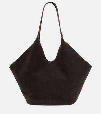 Schultertasche Phantom Large aus Veloursleder | Aesther Ekme