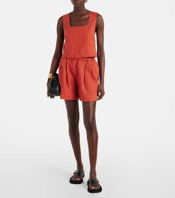 Top Cozumel aus Leinen | Asceno