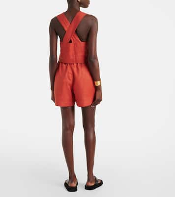 Top Cozumel aus Leinen | Asceno