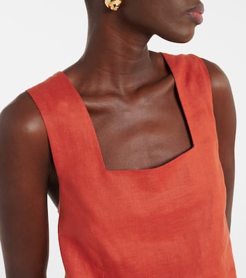 Top Cozumel aus Leinen | Asceno