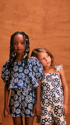 Short en jean à fleurs | Fábula