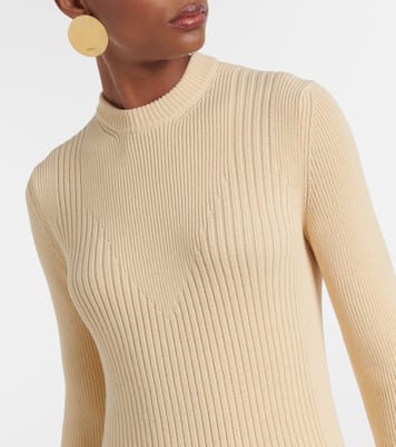 Abito midi in cotone e lana | Jil Sander