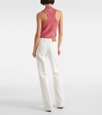 Jeans rectos de tiro medio | Ferragamo