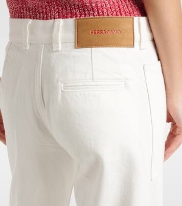 Jeans rectos de tiro medio | Ferragamo
