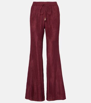 Pantalon évasé Claude en soie | Gabriela Hearst