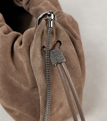 Bolso cruzado Softy Small de ante | Brunello Cucinelli