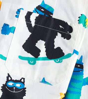 Printed cotton Bermuda shorts | Stella McCartney Kids