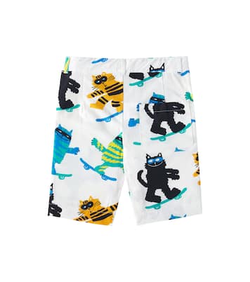 Printed cotton Bermuda shorts | Stella McCartney Kids