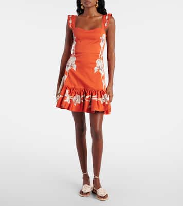 Minikleid Gingerbread aus einem Baumwollgemisch | La DoubleJ