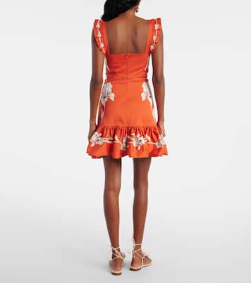 Minikleid Gingerbread aus einem Baumwollgemisch | La DoubleJ