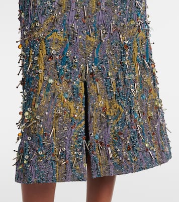 Gonna a tubino con applicazione | Dries Van Noten