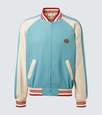Chaqueta varsity de lana con logo | Valentino
