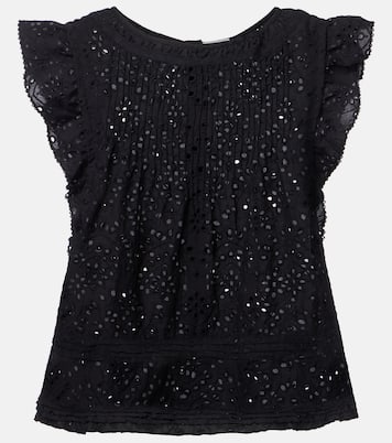 Broderie anglaise cotton top | Poupette St Barth
