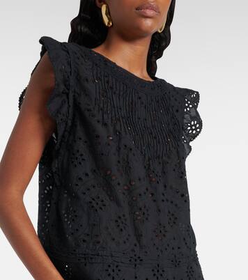 Broderie anglaise cotton top | Poupette St Barth