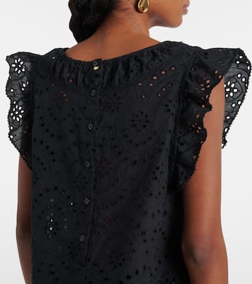 Broderie anglaise cotton top | Poupette St Barth