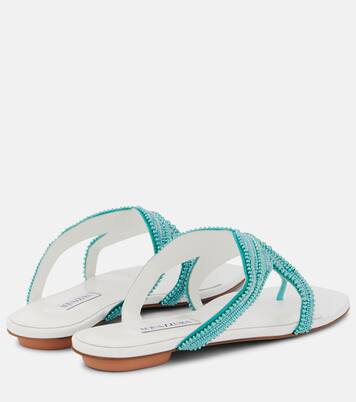 Verzierte Sandalen Reef Star aus Leder | Aquazzura