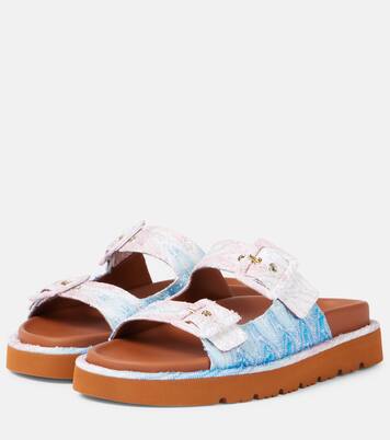 Sandalen Clea aus Häkelstrick | Missoni