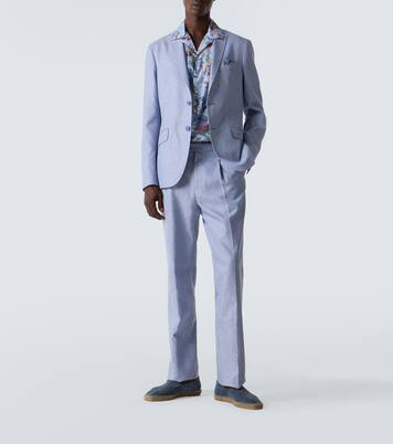 Printed cotton poplin bowling shirt | Etro