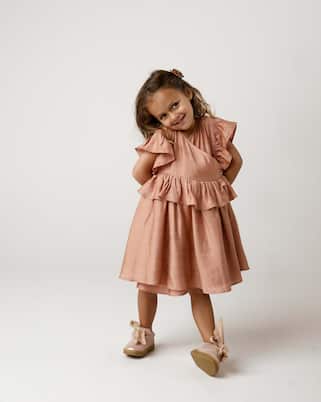 Vestido Bregta con volantes | Donsje