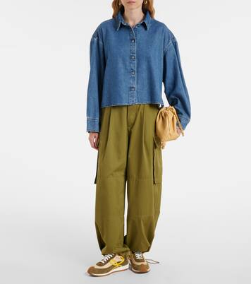 Cropped-Hemd Nina aus Denim | 7 For All Mankind