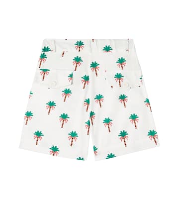 Açaízeiro printed cotton shorts | Fábula