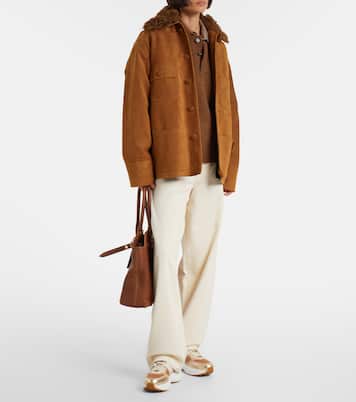 Leather-trimmed sneakers | Tod's