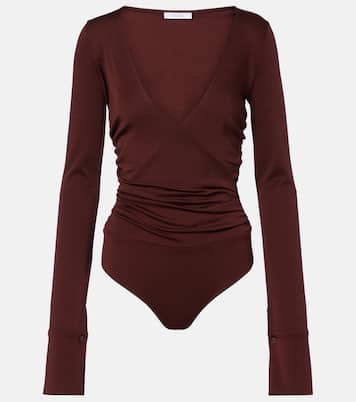 Nigella draped wool bodysuit | Max Mara
