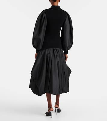 Top Jackie aus Strick mit Taft | Simkhai