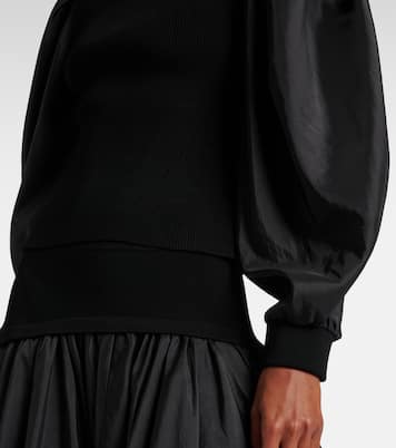 Top Jackie aus Strick mit Taft | Simkhai