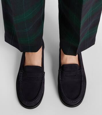 Vernon suede penny loafers | Gianvito Rossi