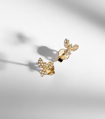 18kt 골드 다이아몬드 이어링  | Anita Ko