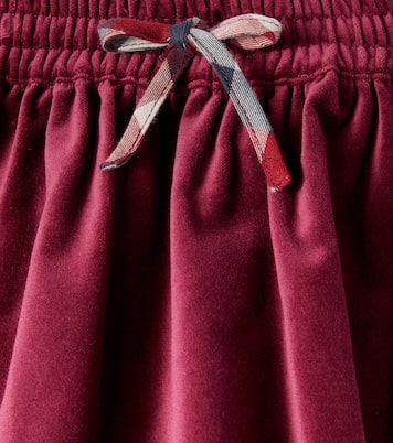 Savanna cotton velvet skirt | Wheat