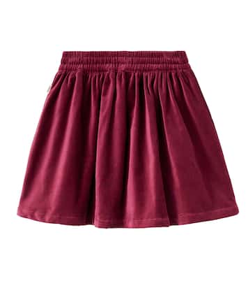 Savanna cotton velvet skirt | Wheat