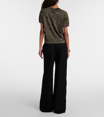 Lille lamé knitted top | Joseph