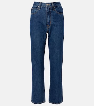 London cropped high-rise straight jeans | Slvrlake