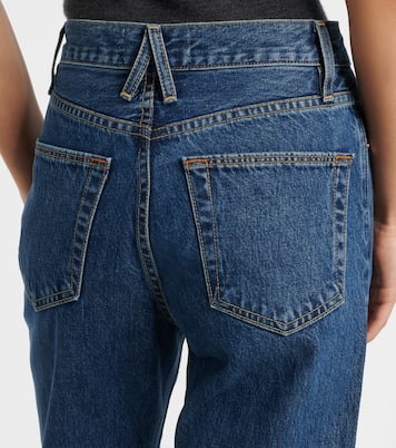 London cropped high-rise straight jeans | Slvrlake