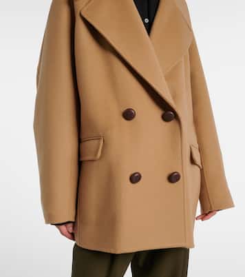 Oversized wool peacoat | Loewe