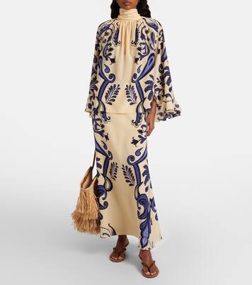 Paisley silk blouse | Johanna Ortiz