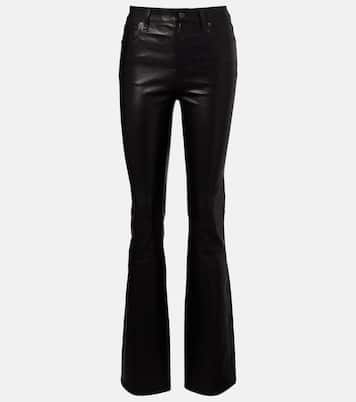 Reboot leather flared pants | Frame