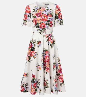 Midikleid aus Baumwolle | Dolce&Gabbana