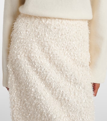 流苏中长半身裙 | Vince