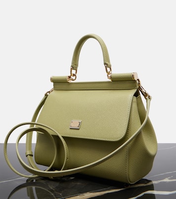 Sicily Small leather top-handle bag | Dolce&Gabbana