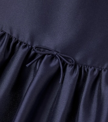 Vestido de tafetán festoneado | Self-Portrait Kids