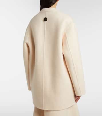 + Jil Sander virgin wool down coat | Moncler Genius