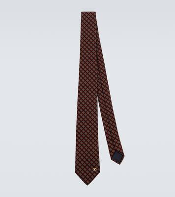 Krawatte VLogo aus Seiden-Jacquard | Valentino Garavani